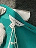 Naked Zebra 100% Polyester Solid Teal 3/4 Sleeve Blouse Size S - photo 7