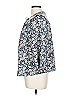 MELLODAY 100% Polyester Blue 3/4 Sleeve Blouse Size L - photo 5
