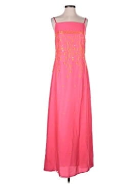 green emerald velvet dress Vintage Designer Escada Couture 2000 Pink Silk Dress – Amorin Vintage main image 0