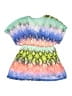 Milly Minis 100% Modal Tie-dye Green Dress Size 12 - photo 2