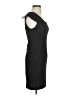 Express 100% Polyester Solid Gray Black Casual Dress Size 4 - photo 4