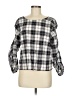 Vince Camuto Gray Black 3/4 Sleeve Blouse Size M - photo 1