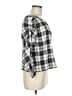 Vince Camuto Gray Black 3/4 Sleeve Blouse Size M - photo 4