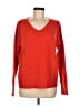 Rachel Zoe 100% Cashmere Red pullover sweater Size M - photo 1