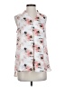 Massini 100% Polyester White Sleeveless Blouse Size S - photo 1