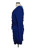 BCBGMAXAZRIA 100% Modal Solid Blue Cocktail Dress Size L - photo 5