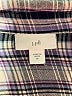 J.Jill 100% Viscose Plaid Silver Long Sleeve Button-Down Shirt Size M - photo 7
