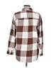 Old Navy 100% Cotton Checkered-gingham Brown Long Sleeve Button-Down Shirt Size M - photo 2
