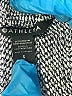 Athleta Houndstooth Gray Coat Size S - photo 6