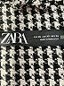 Zara Houndstooth Gray Jacket Size XS - photo 6