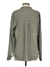 Ann Taylor 100% Polyester Print Gray Long Sleeve Blouse Size S - photo 2
