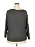 JM Collection Gray Long Sleeve Top Size XXL - photo 1