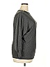 JM Collection Gray Long Sleeve Top Size XXL - photo 4