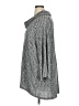 Sejour Marled Gray Poncho Size 1X - photo 5