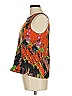 W118 by Walter Baker 100% Polyester Orange Sleeveless Blouse Size M - photo 5