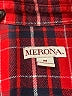 Merona 100% Cotton Plaid Red Long Sleeve Button-Down Shirt Size M - photo 7