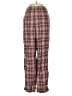 Reformation 100% Linen Plaid Red Linen Pants Size 0 - photo 1