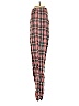 Reformation 100% Linen Plaid Red Linen Pants Size 0 - photo 5