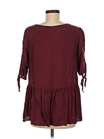 Paper Crown 3/4 Sleeve Blouse (view 2)