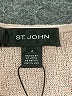 St. John Polka Dots Tan Formal Skirt Size 4 - photo 3
