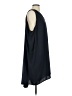 Lauren Vidal 100% Polyester Solid Black Blue Casual Dress Size S - photo 4