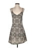 Assorted Brands 100% Polyester Animal Print Gray Cocktail Dress Size S - photo 1