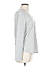 Ann Taylor Silver Gray Long Sleeve T-Shirt Size L - photo 4