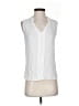 MNG White Sleeveless Blouse Size 4 - photo 1