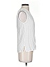 MNG White Sleeveless Blouse Size 4 - photo 4