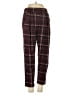 PIPHANY Plaid Burgundy Casual Pants Size S - photo 1