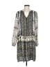 Tiny 100% Rayon Paisley Gray Casual Dress Size M - photo 1