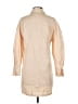 MNG Tan 3/4 Sleeve Button-Down Shirt Size 2 - photo 2