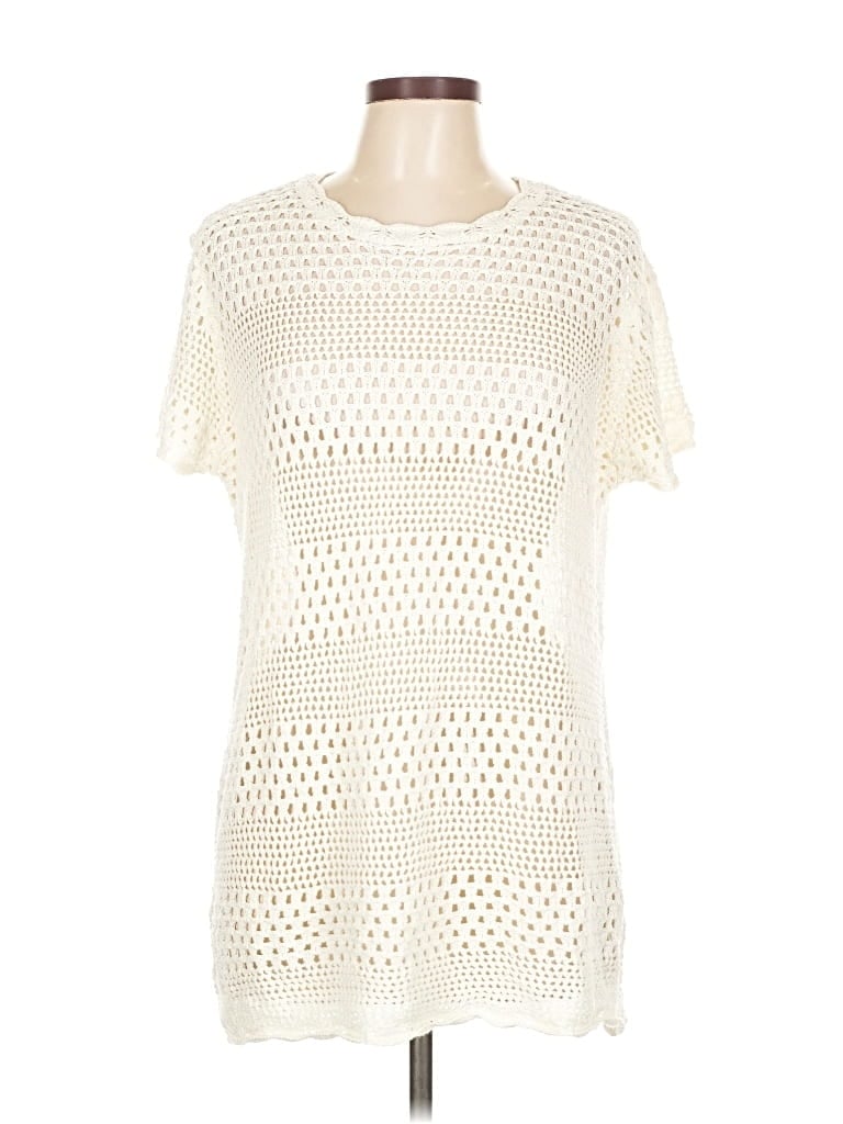 Pre-owned Anrabess Pullover Sweater In White