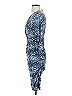 BCBGMAXAZRIA Animal Print Blue Cocktail Dress Size XXS - photo 5