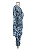 BCBGMAXAZRIA Animal Print Blue Cocktail Dress Size XXS - photo 4