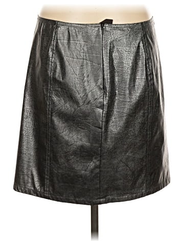 Yansi Fugel Faux Leather Skirt (view 2)