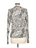 Sanctuary Animal Print Ivory Cardigan Size L - photo 2