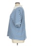 Unbranded Stripes Blue Short Sleeve Blouse Size 1X - photo 5