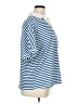 Unbranded Stripes Blue Short Sleeve Blouse Size 1X - photo 4