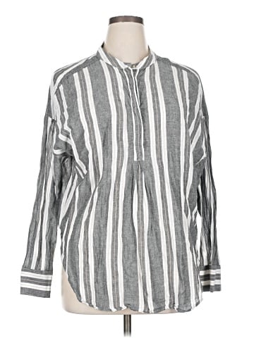 Banana Republic 3/4 Sleeve Button-Down Shirt (view 1)