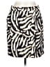 Ann Taylor Animal Print Ivory Casual Skirt Size 10 - photo 1