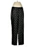 rsvp by TALBOTS 100% Polyester Polka Dots Black Casual Pants Size 2 - photo 1