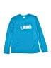 Sport-Tek 100% Polyester Blue Long Sleeve T-Shirt Size S (youth) - photo 1