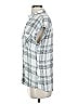 Rails 100% Rayon Plaid Silver Short Sleeve Blouse Size XS - photo 5