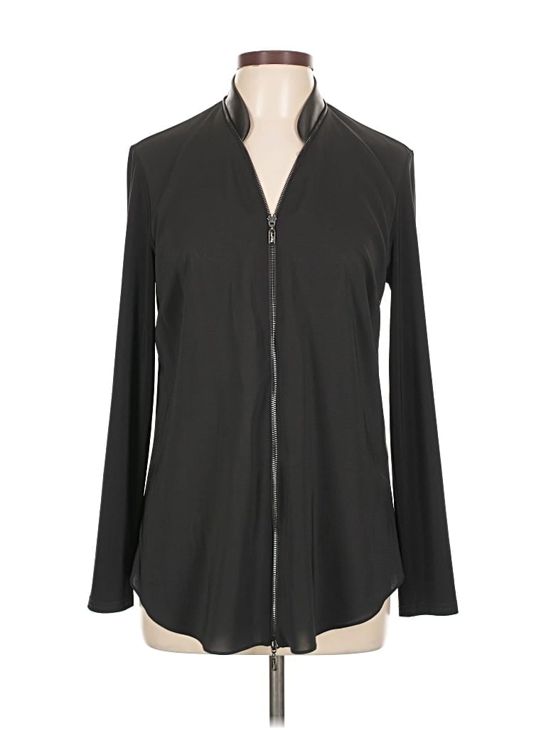 Pre-owned Joseph Ribkoff Blazer Jacket In Black