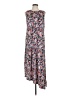 BCBGMAXAZRIA Floral Blue Casual Dress Size L - photo 1