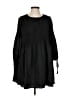 Mustard Seed 100% Polyester Solid Black Casual Dress Size S - photo 1