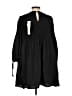 Mustard Seed 100% Polyester Solid Black Casual Dress Size S - photo 2