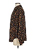 Torrid Animal Print Brown Long Sleeve Blouse Size Med Plus (00) - photo 5