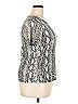 Halogen Animal Print Silver Short Sleeve T-Shirt Size 2X - photo 4
